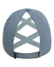 Spanish Fly Logo Leather Patch Ponytail Hat