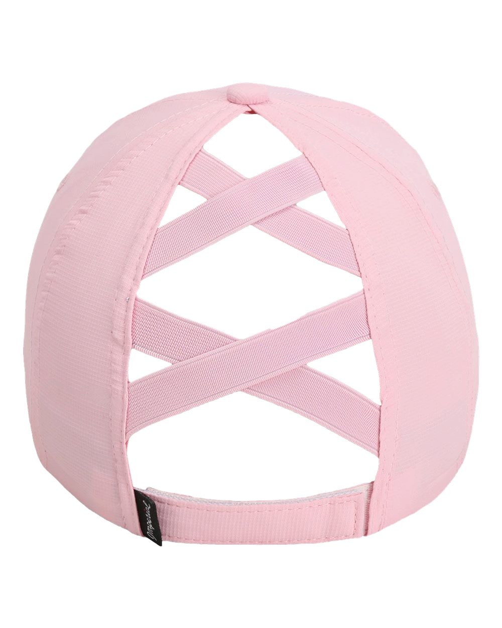 Spanish Fly Logo Leather Patch Ponytail Hat