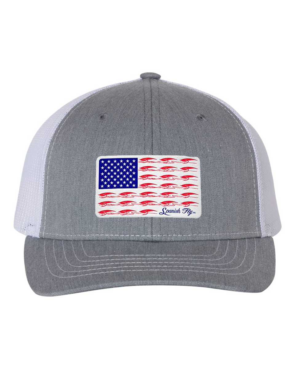 Youth Spanish Fly Red, White, & Blue Trucker Hat