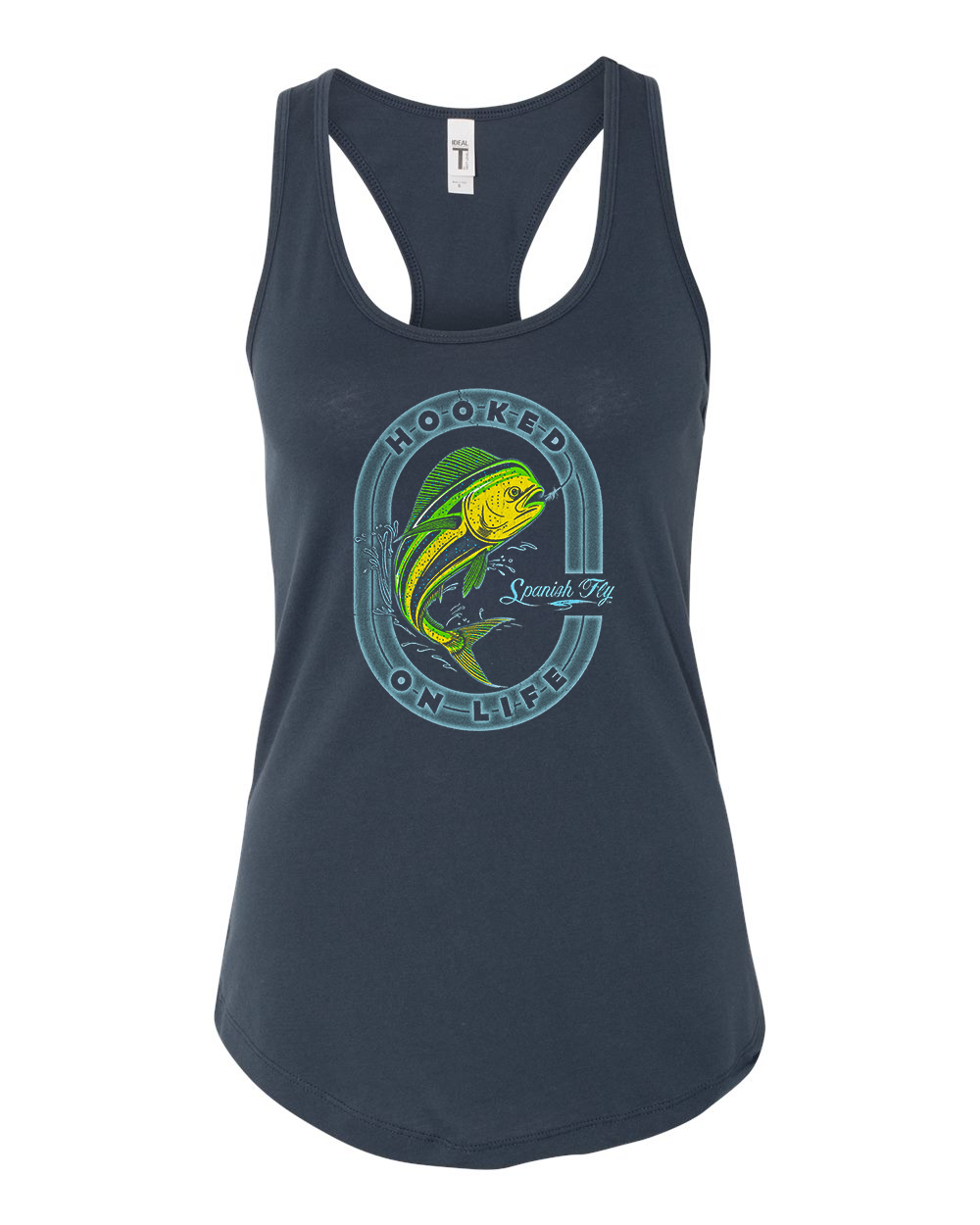 Women's Hooked on Life Racerback Tank Top