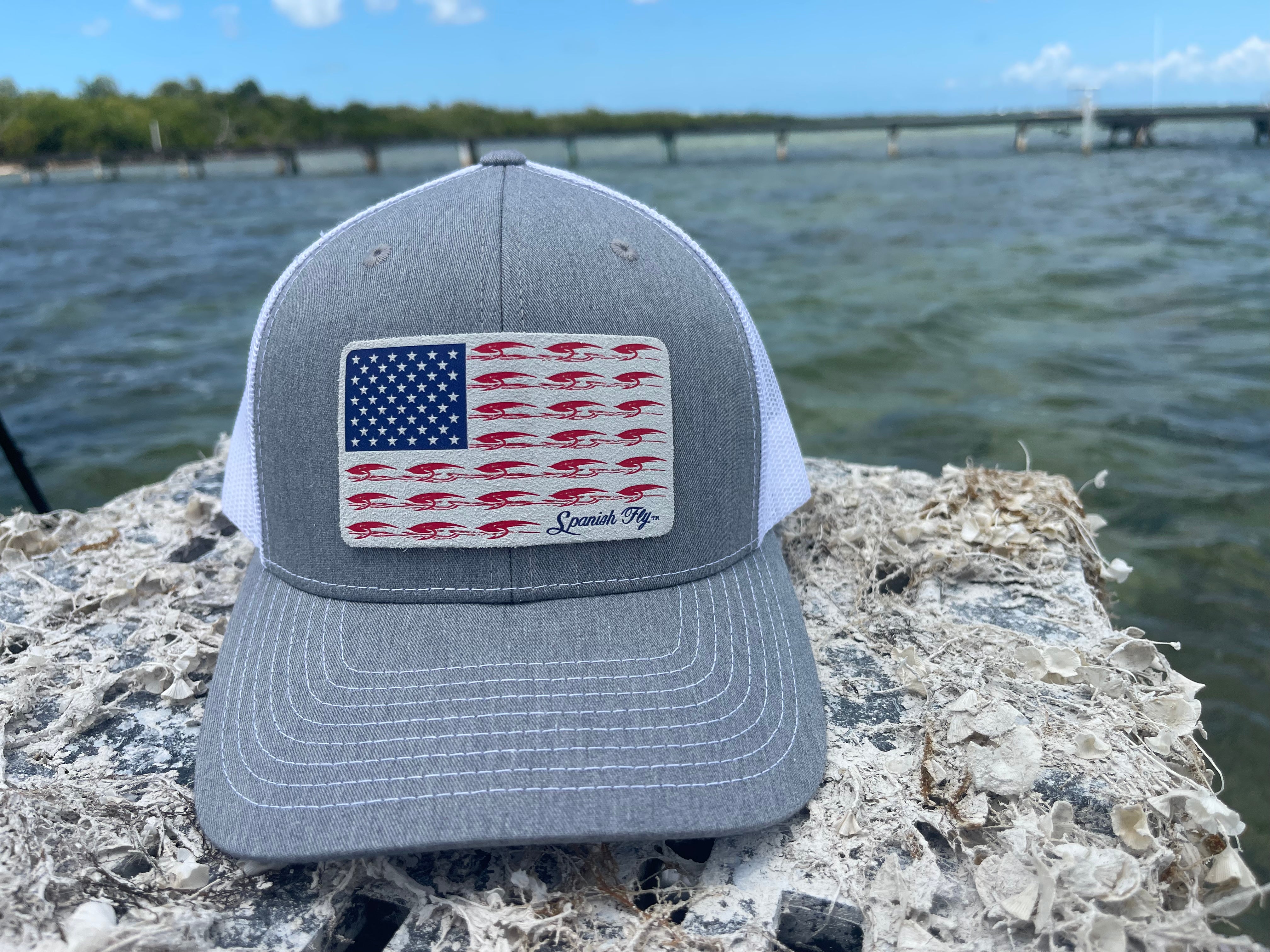 Spanish Fly Red, White, & Blue, Trucker Hat