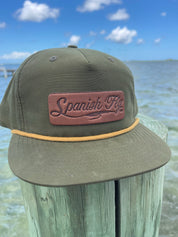 Spanish Fly Leather Patch UPF50+ Performance Rope Hat