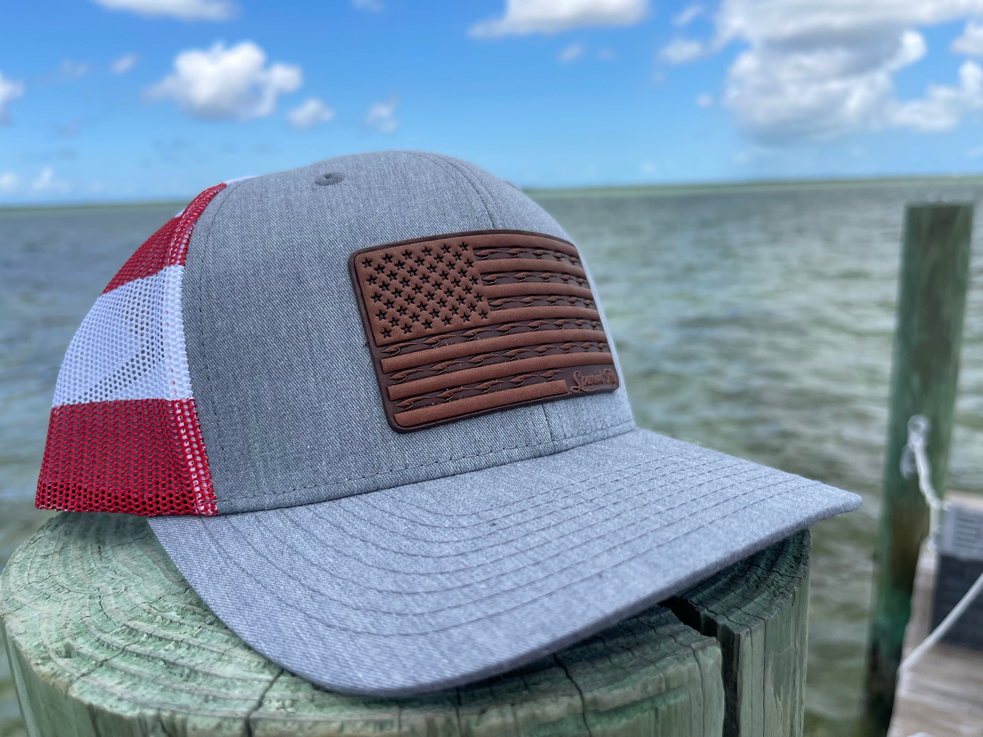 Spanish Fly American Flag Trucker Hat