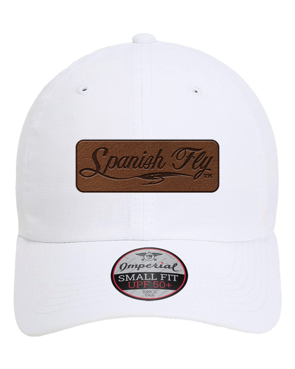 Spanish Fly Logo Leather Patch Ponytail Hat