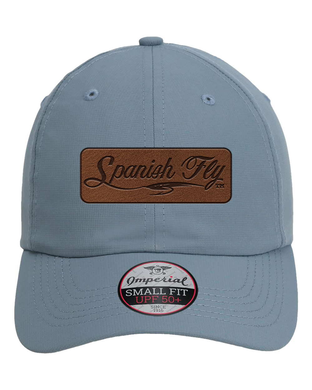 Spanish Fly Logo Leather Patch Ponytail Hat