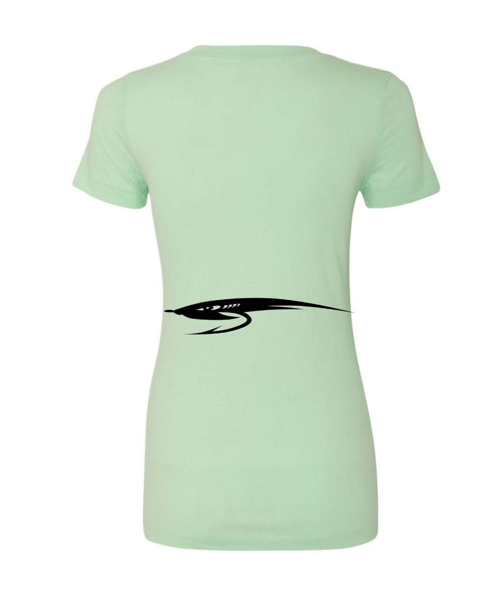 Women’s Spanish Fly V‑Neck Tee – Lobster King Design by Caleb Goins