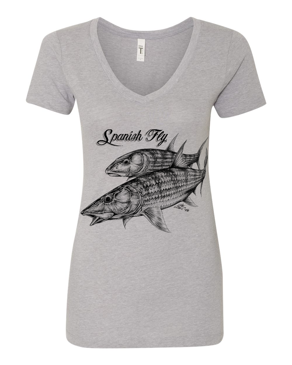 Womens Silver Shadows V-Neck