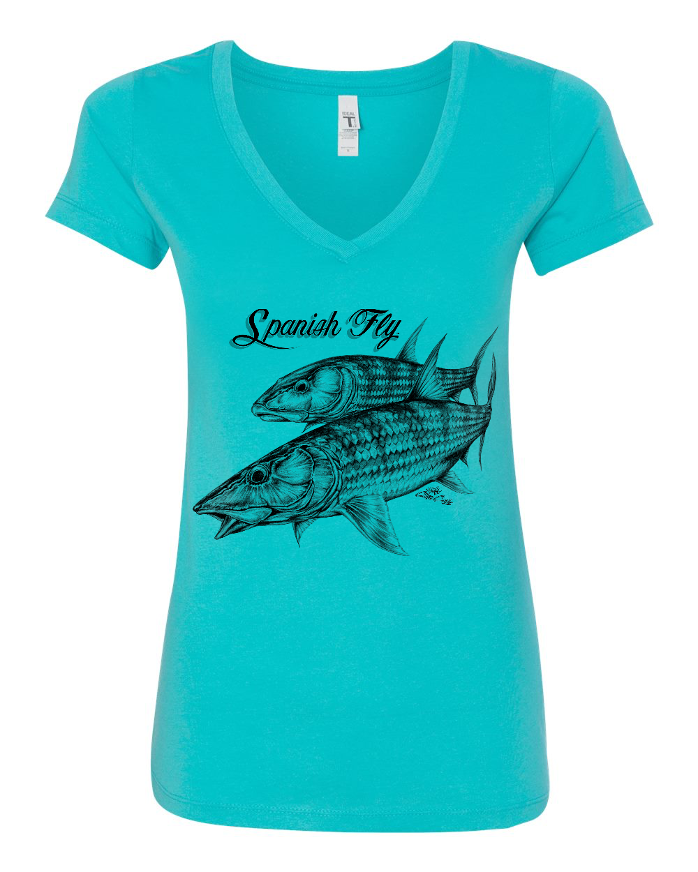 Womens Silver Shadows V-Neck