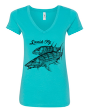 Womens Silver Shadows V-Neck