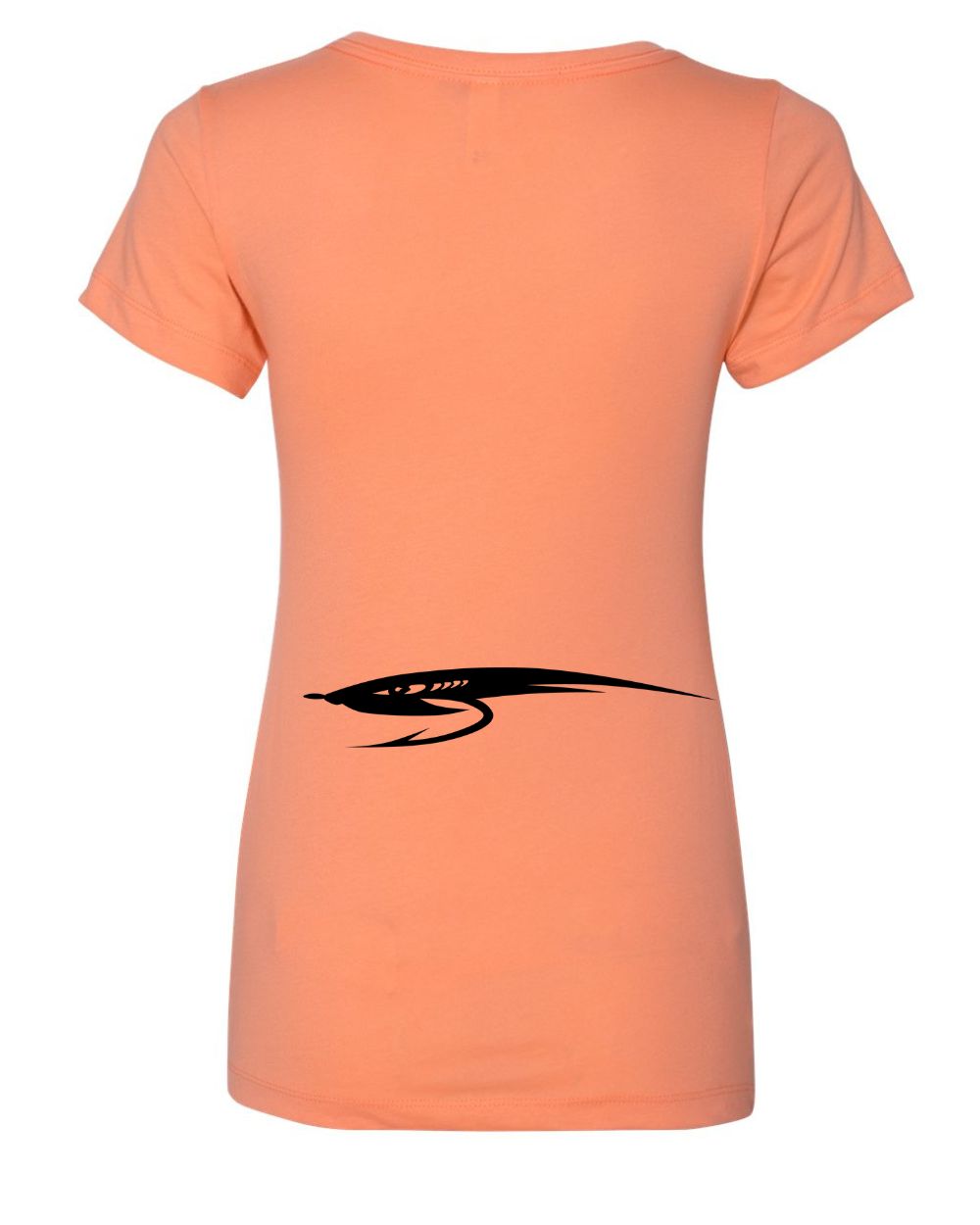 Women’s Spanish Fly V‑Neck Tee – Lobster King Design by Caleb Goins