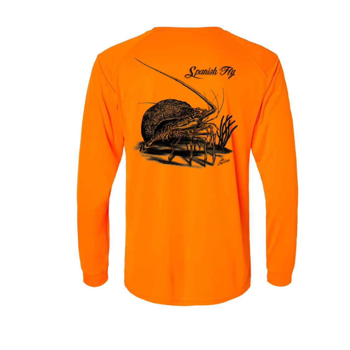 Spanish Fly Performance Shirt – Lobster King Design by Caleb Goins