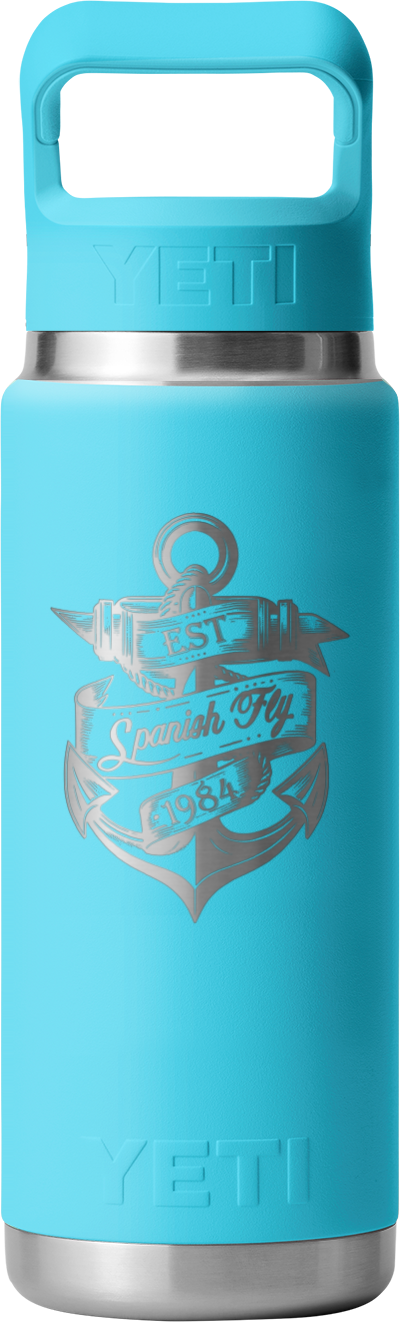 Spanish Fly Captain's Yeti Rambler 26 oz + Straw