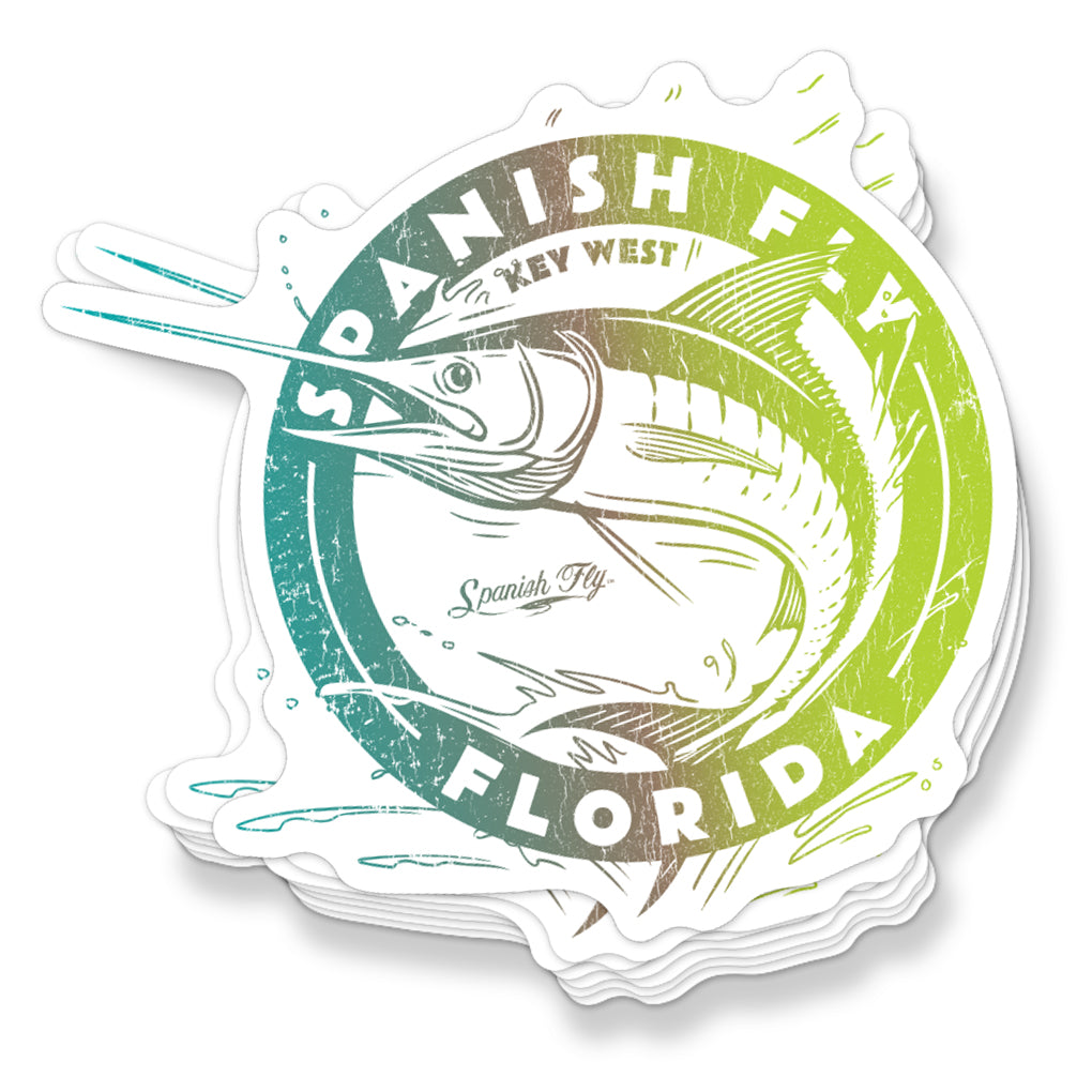 Spanish Fly Key West Sticker