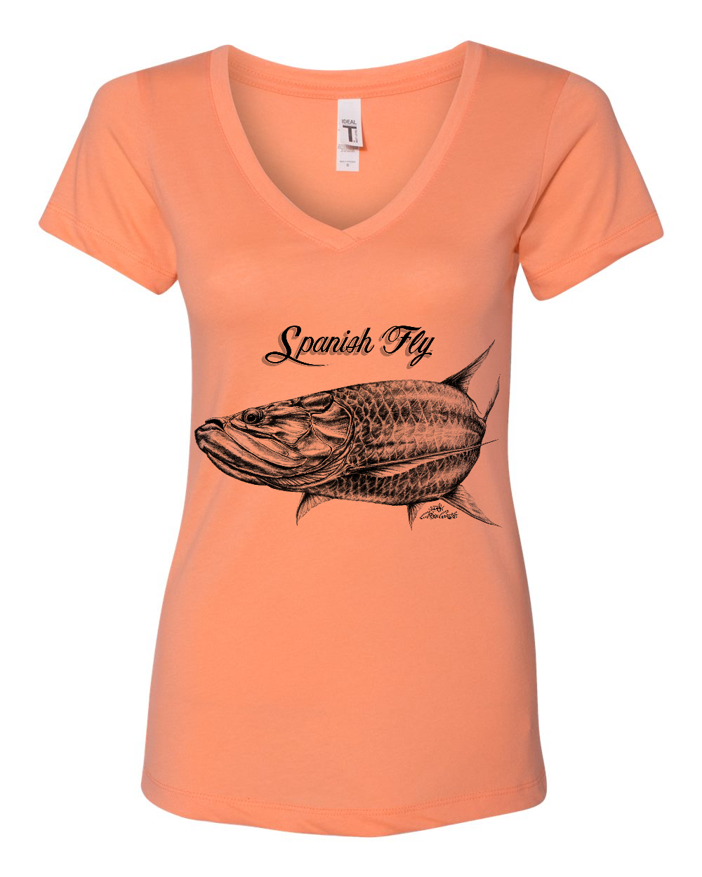 Womens V Neck Tarpon Tide