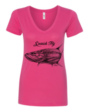 Womens V Neck Tarpon Tide