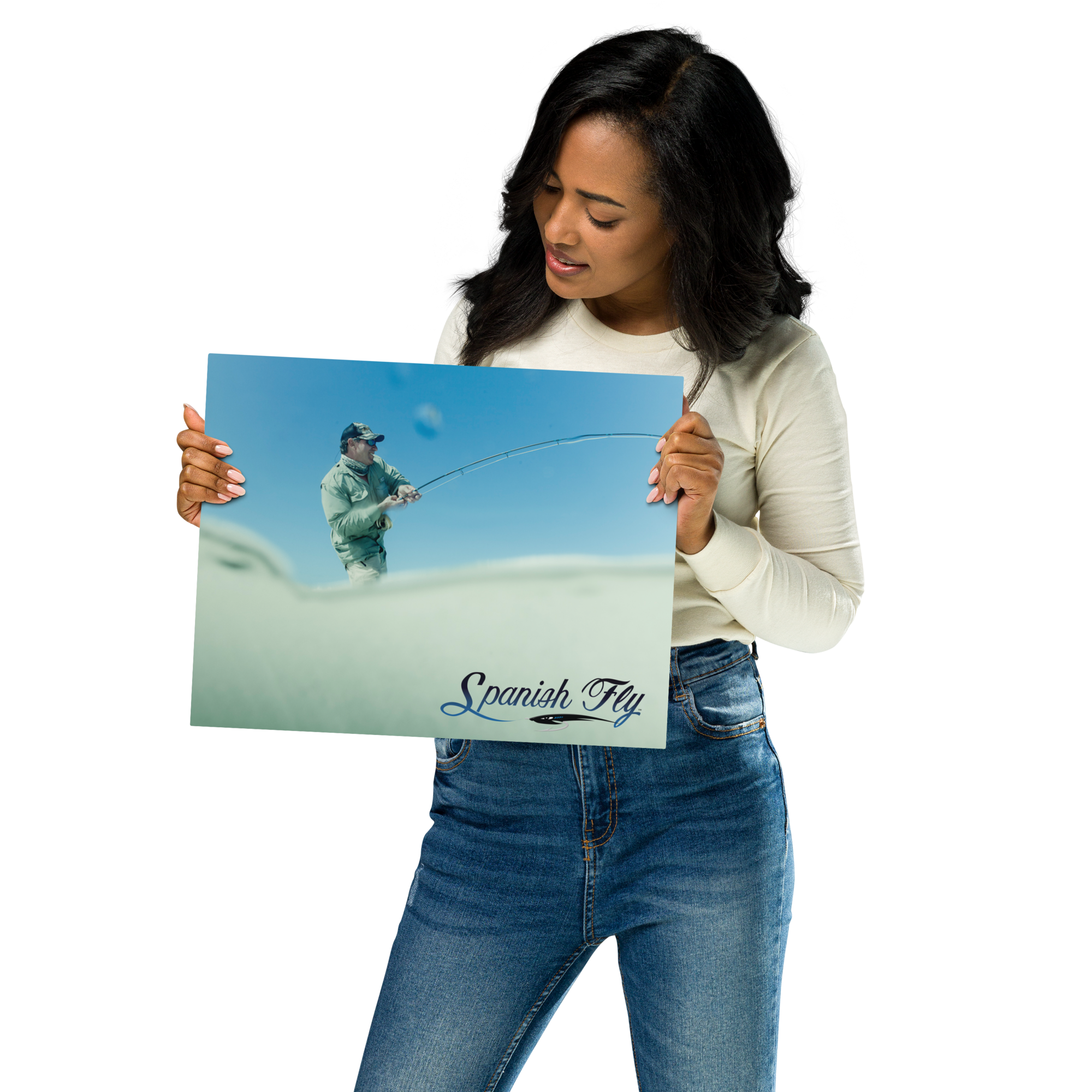 Jose Wejebe Fishing - Spanish Fly Metal print