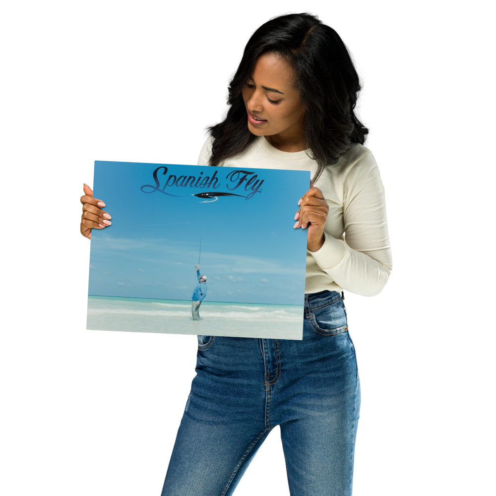 Jose Wejebe Beach Cast - Spanish Fly Metal print