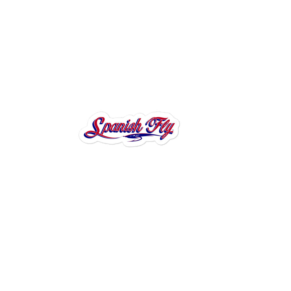 Red White and Blue Spanish Fly Decal