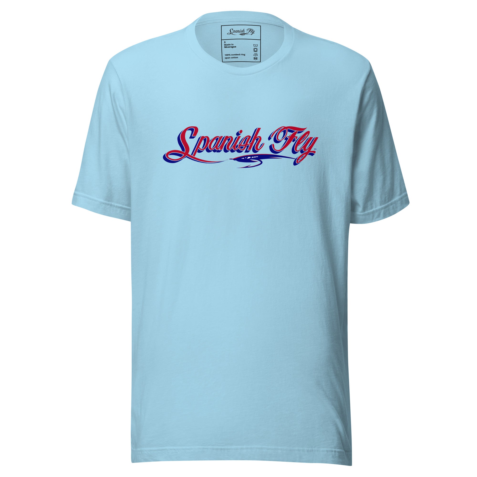Red White Blue Spanish Fly Logo T-Shirt