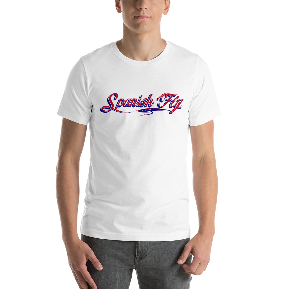 Red White Blue Spanish Fly Logo T-Shirt