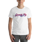 Red White Blue Spanish Fly Logo T-Shirt