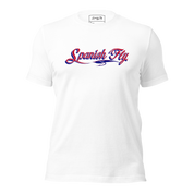 Red White Blue Spanish Fly Logo T-Shirt