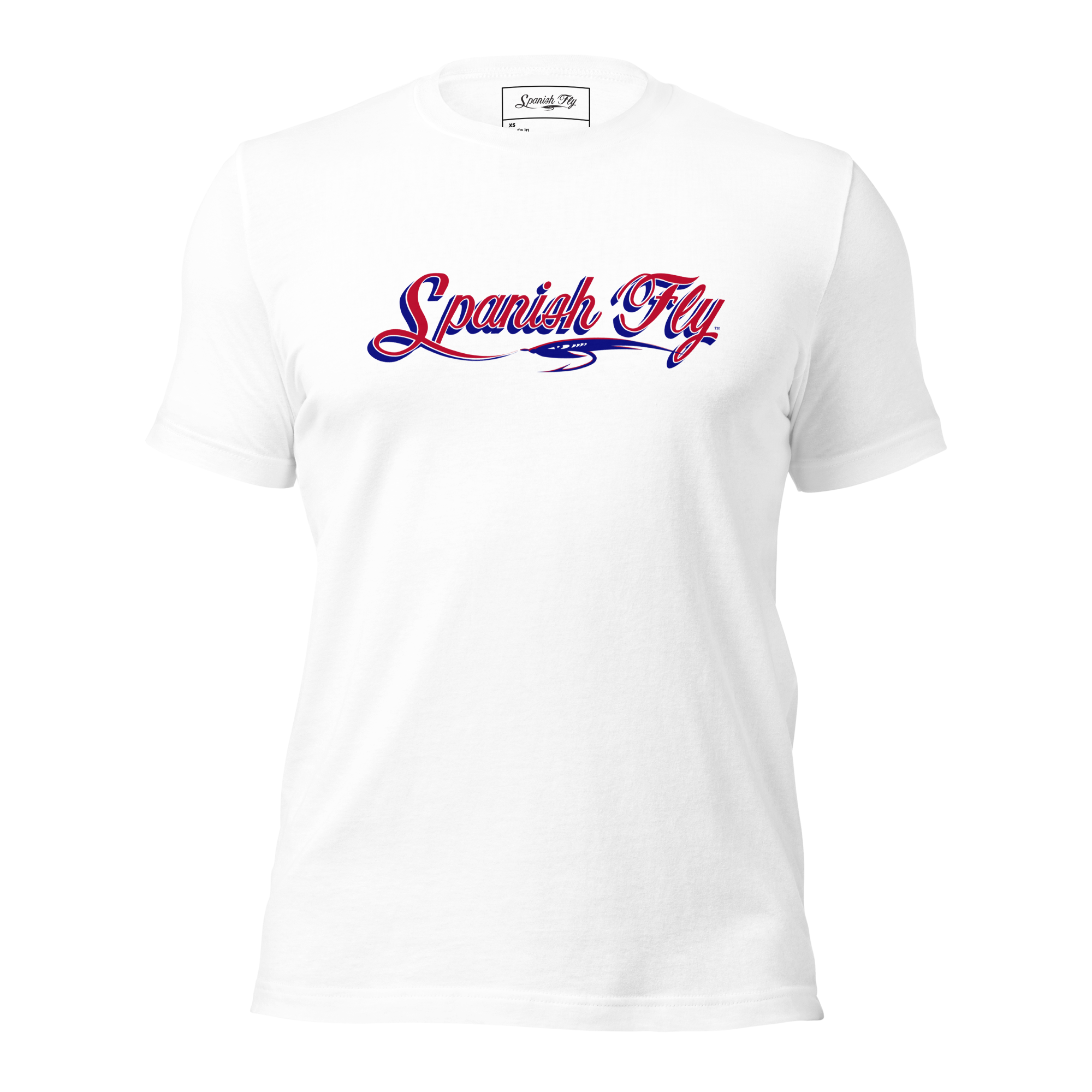 Red White Blue Spanish Fly Logo T-Shirt