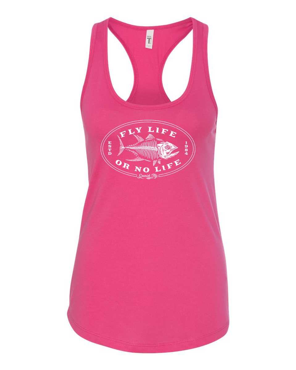 Fly Life or No Life Racerback Tank