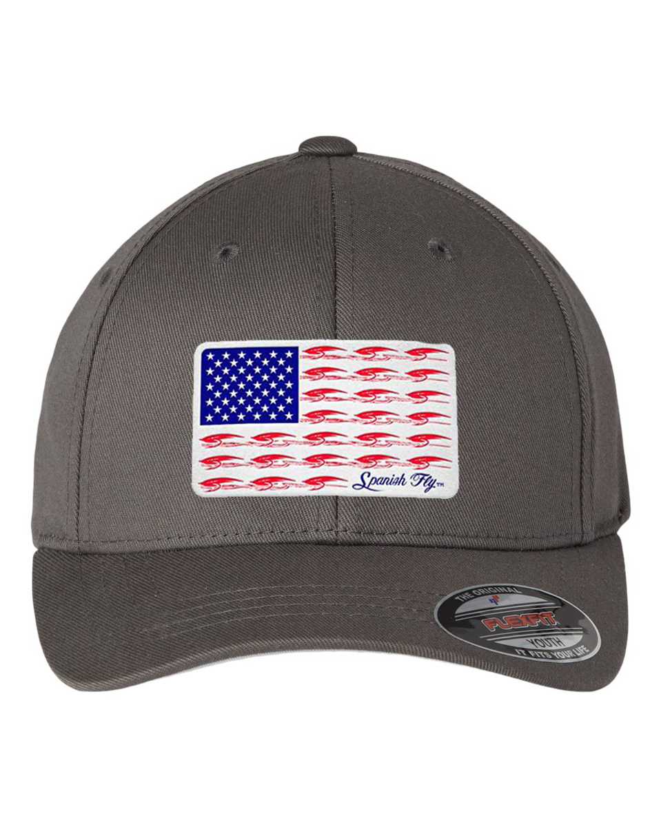 Youth American Flag Full Color Flex Fit