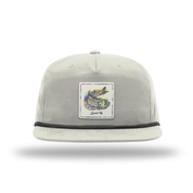 Spanish Fly “Neon Tide” Tarpon Suede Patch Snapback