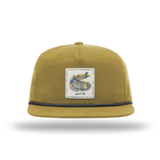 Spanish Fly “Neon Tide” Tarpon Suede Patch Snapback