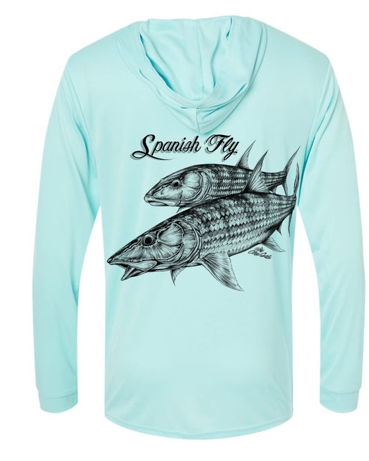 Silver Shadows Performance Hooded Long Sleeve