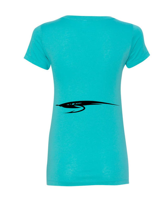 Womens V Neck Tarpon Tide