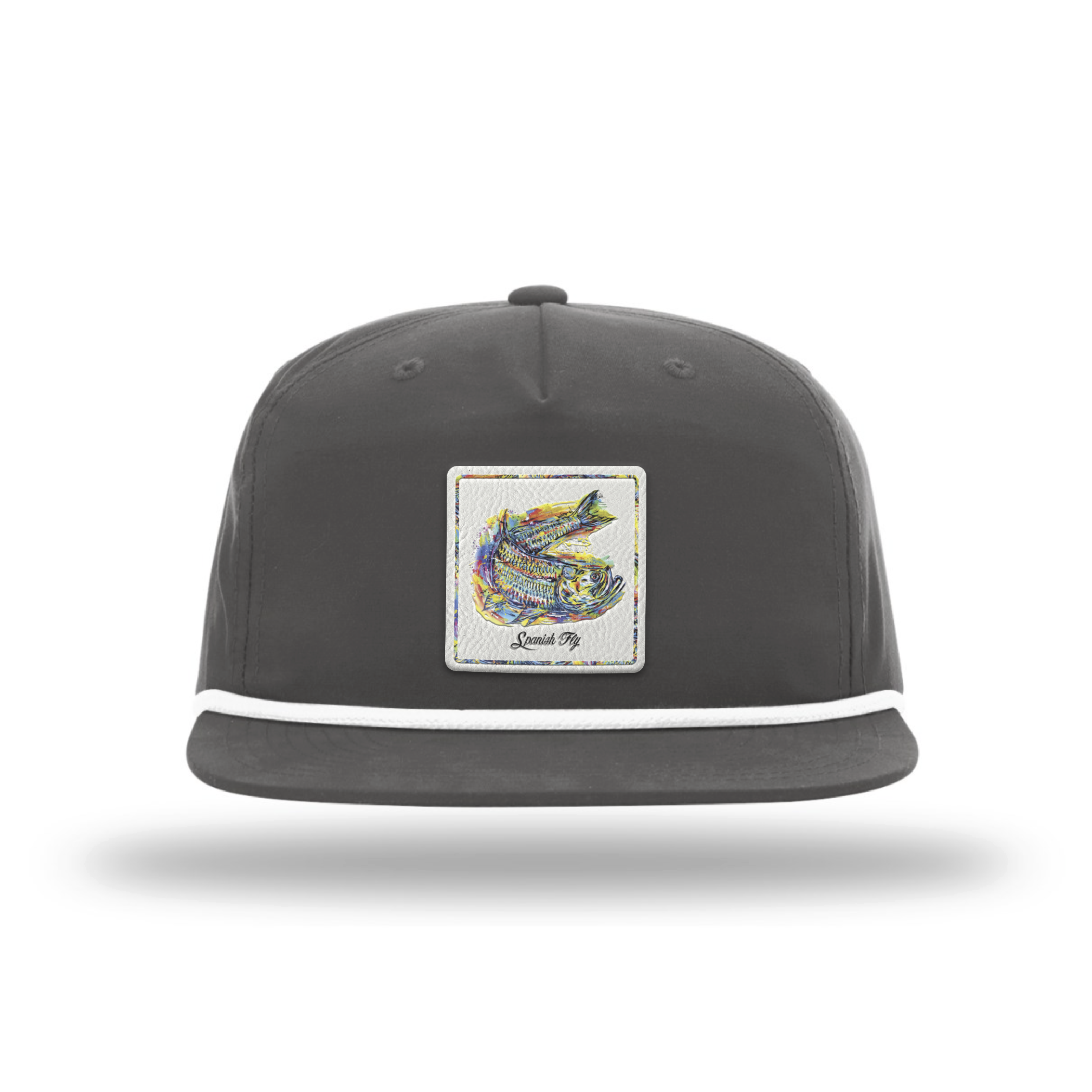 Spanish Fly “Neon Tide” Tarpon Suede Patch Snapback