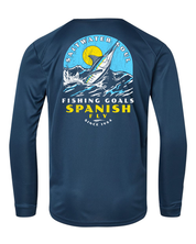 Youth Fishing Goals Performance Long Sleeve