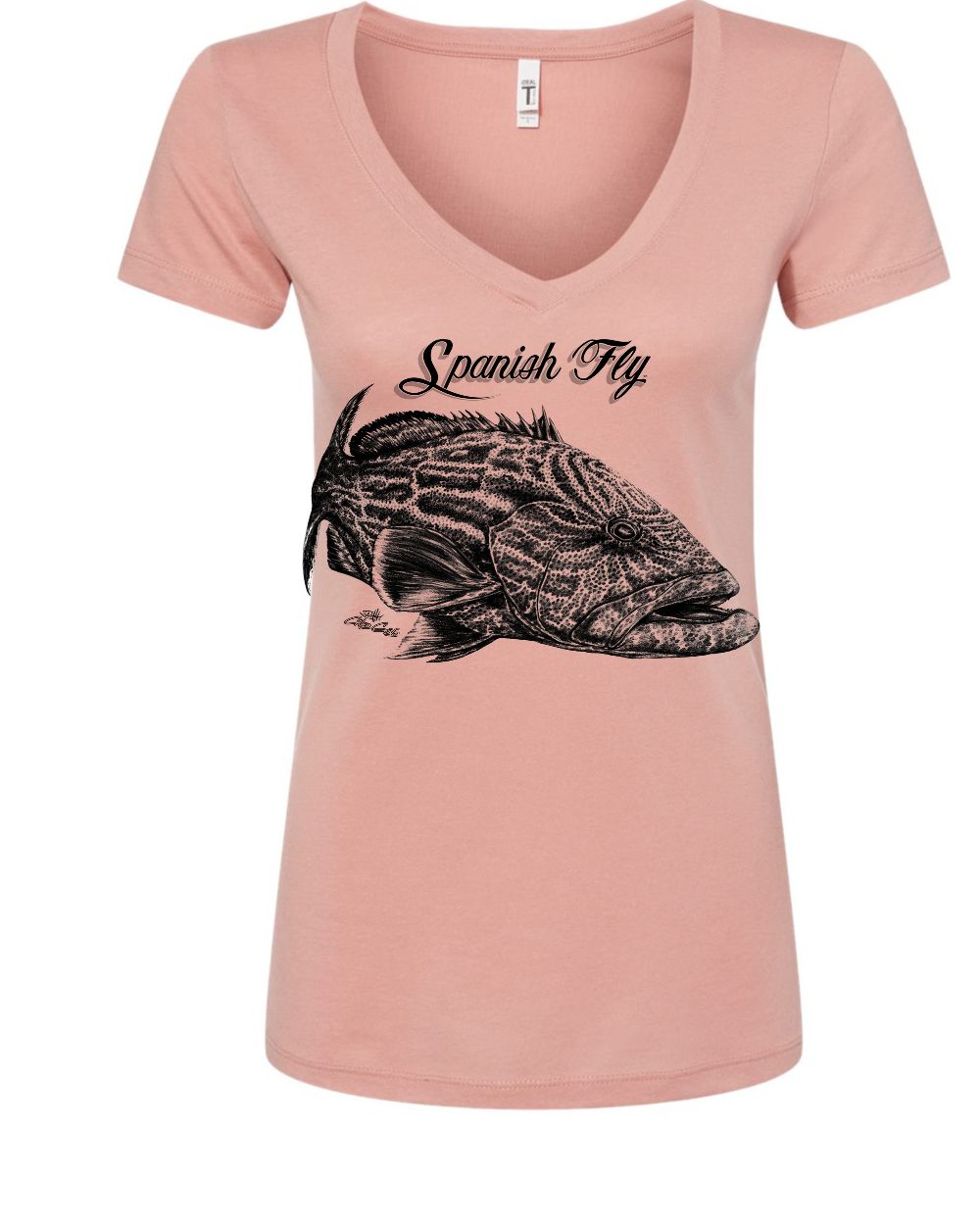 Womens Gulf Giant V-Neck Shirt