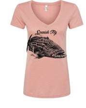 Womens Gulf Giant V-Neck Shirt