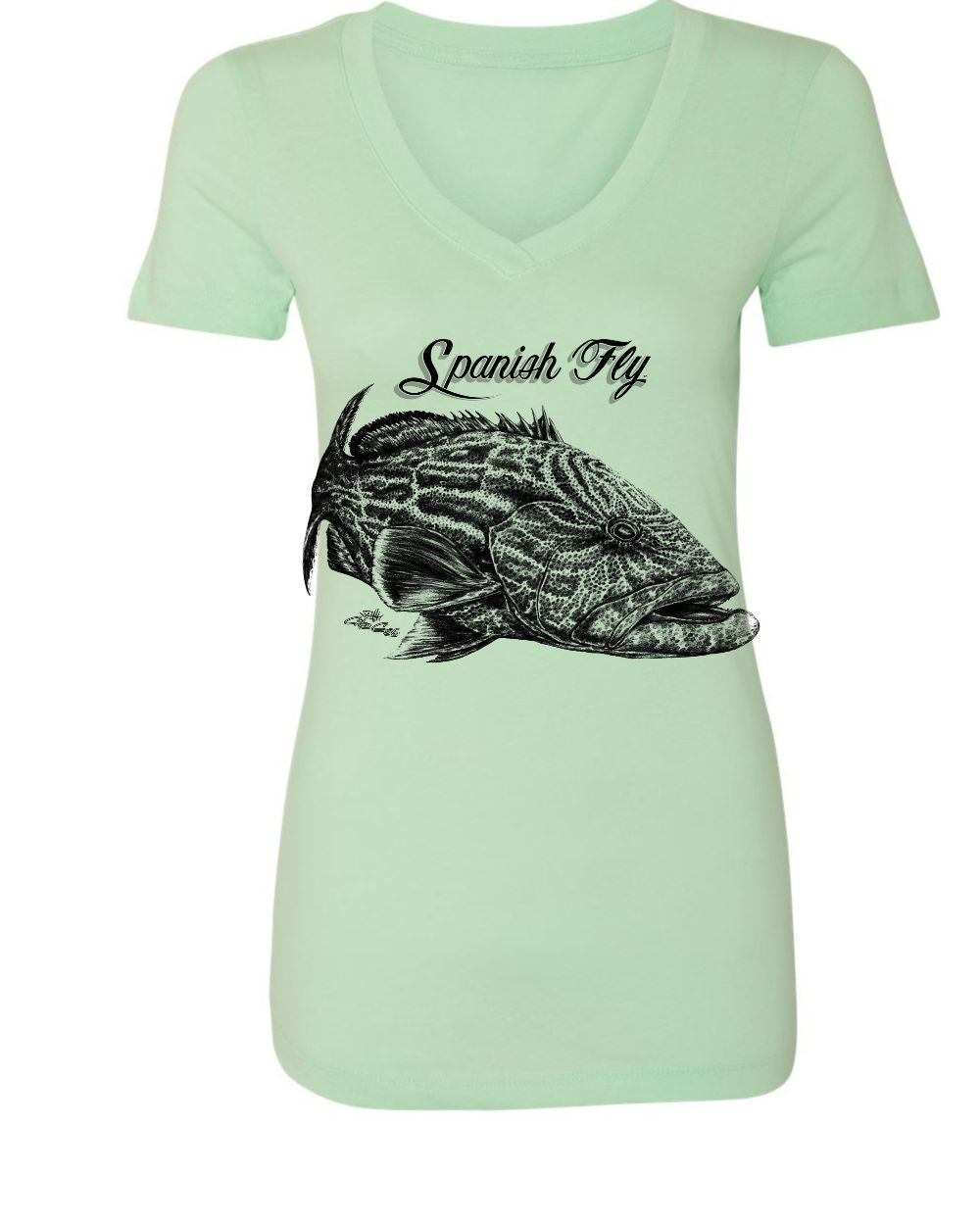 Womens Gulf Giant V-Neck Shirt