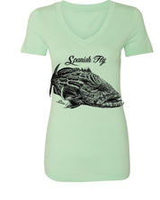 Womens Gulf Giant V-Neck Shirt