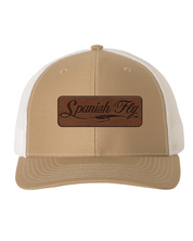 Spanish Fly Logo Leather Patch Snapback Trucker Hat