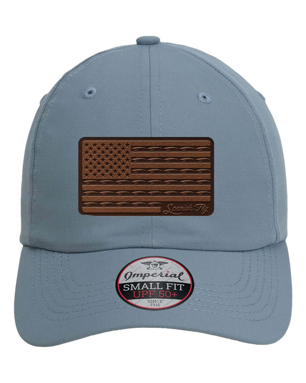 Spanish Fly BRN Leather Patch Ponytail Cap