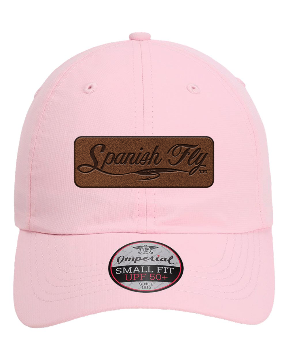 Spanish Fly Logo Leather Patch Ponytail Hat