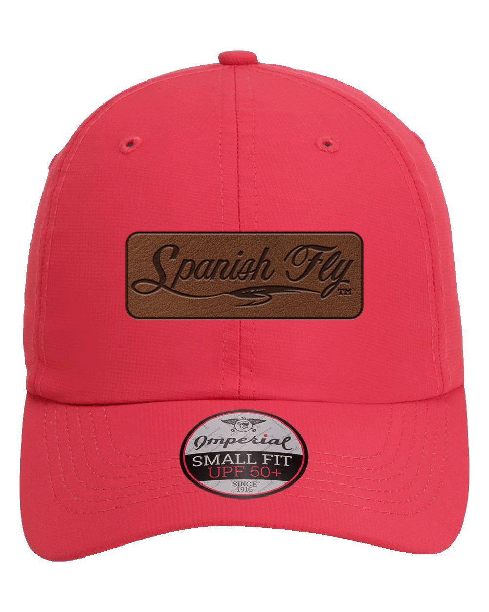 Spanish Fly Logo Leather Patch Ponytail Hat