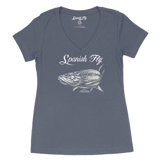 Women's Tarpon Tide V-Neck Shirt