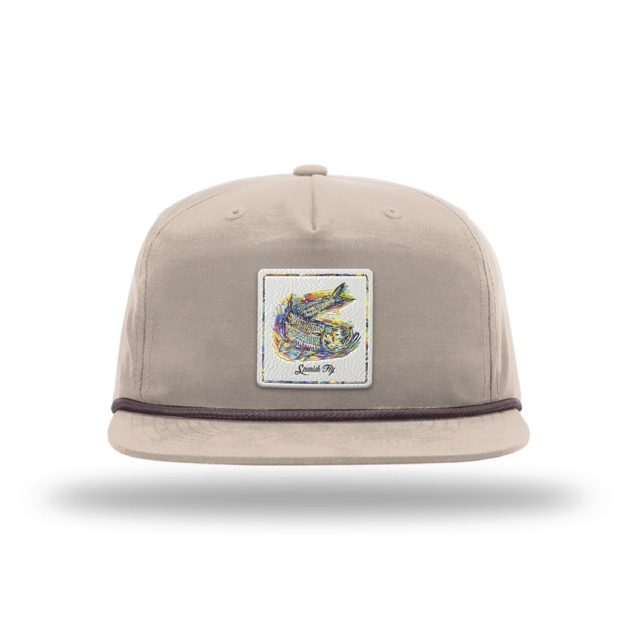 Spanish Fly “Neon Tide” Tarpon Suede Patch Snapback