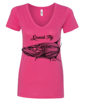 Womens V Neck Tarpon Tide