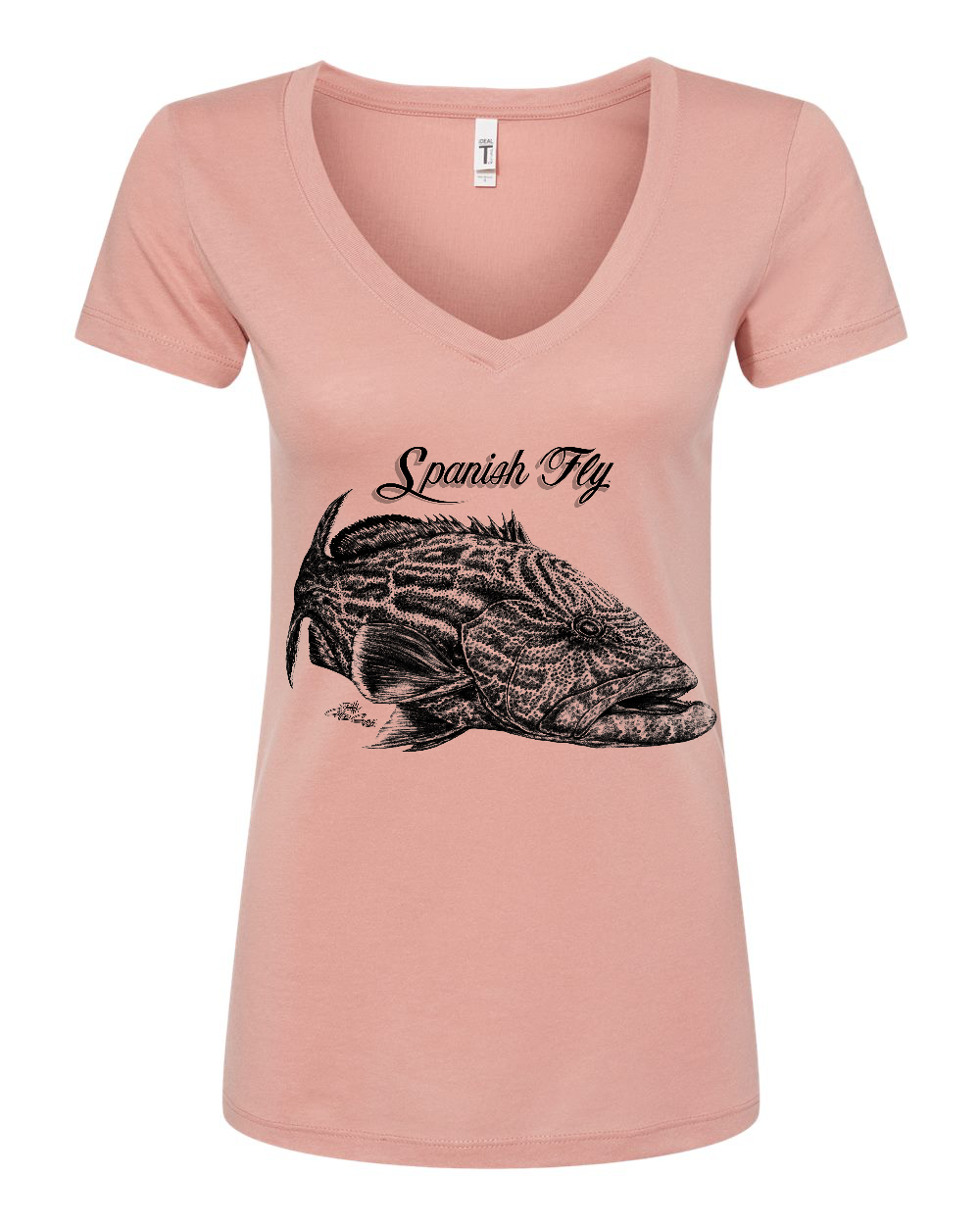 Womens Gulf Giant V-Neck Shirt