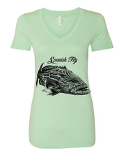 Womens Gulf Giant V-Neck Shirt