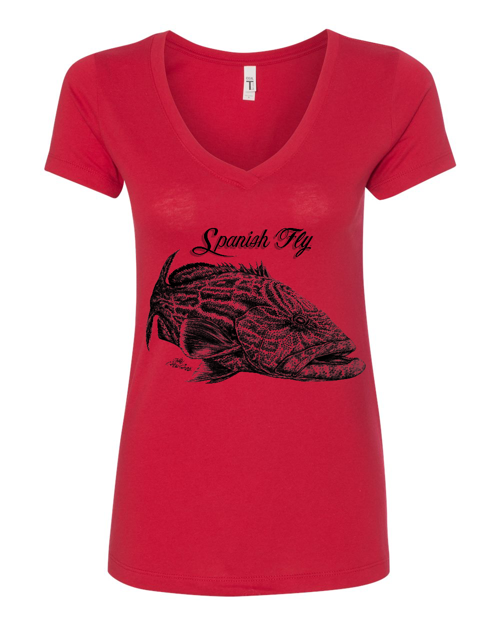 Womens Gulf Giant V-Neck Shirt