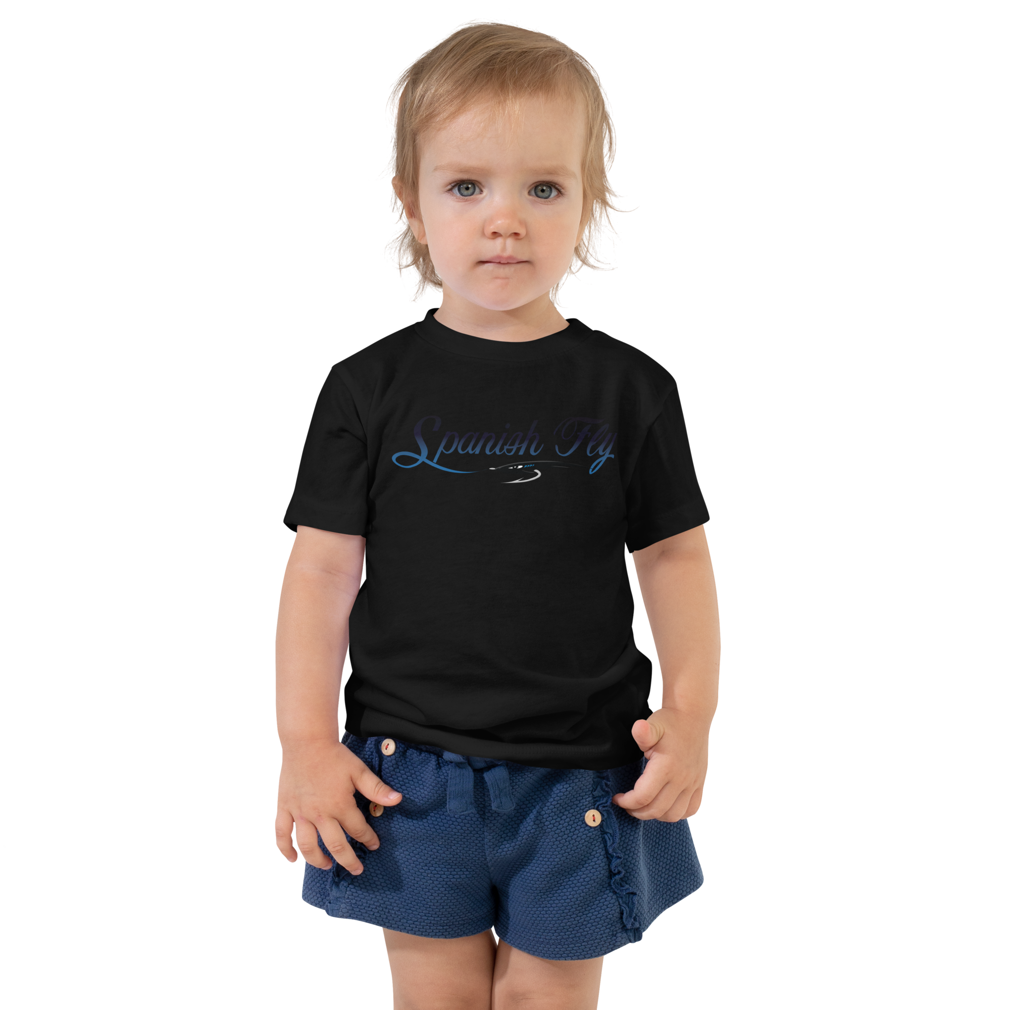 Unisex Toddler Short Sleeve Spanish Fly Logo Tee